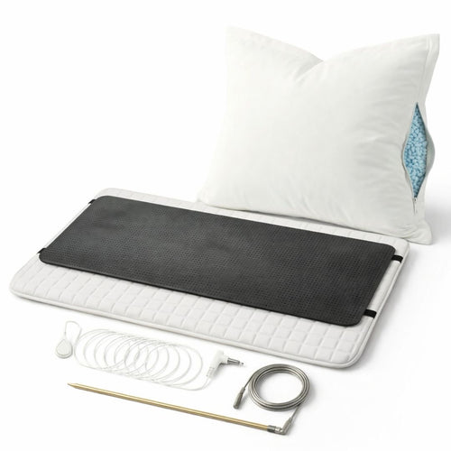 Grounding Bed Mat and Pillow Combo