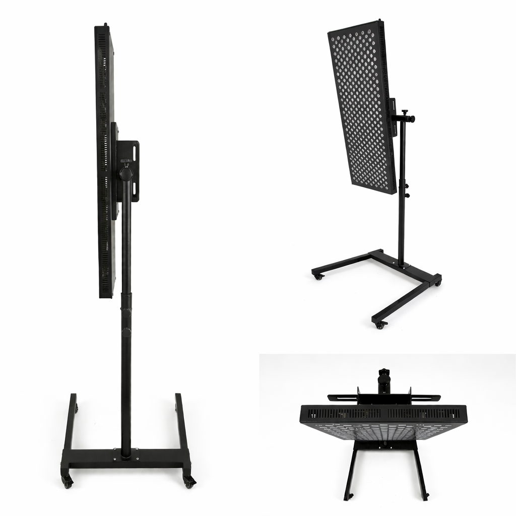 1500W Red Light Therapy Panel with Rolling Wheels Stand  - 6 X Wavelengths - Commercial