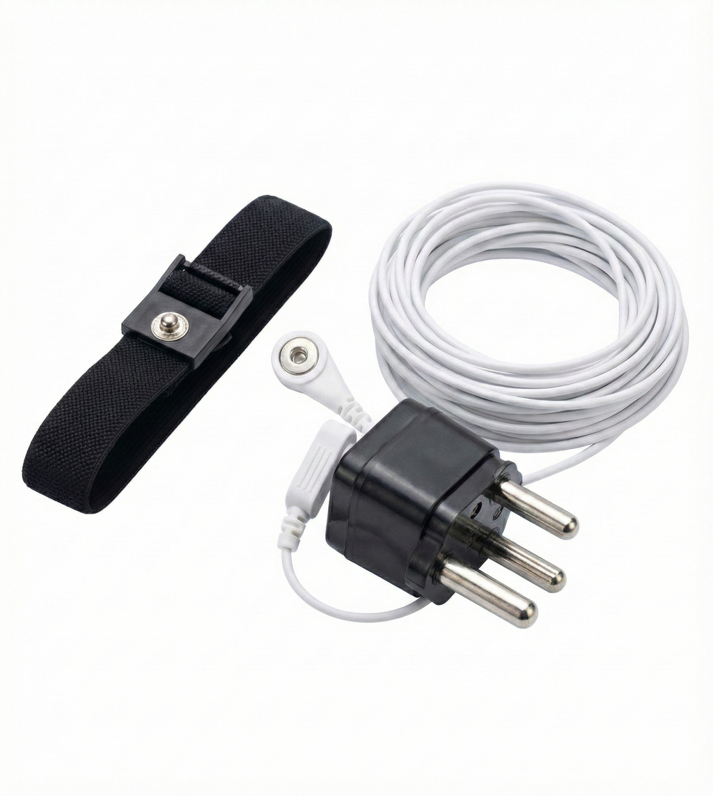 Grounding Wrist Band with SA Plug - Black