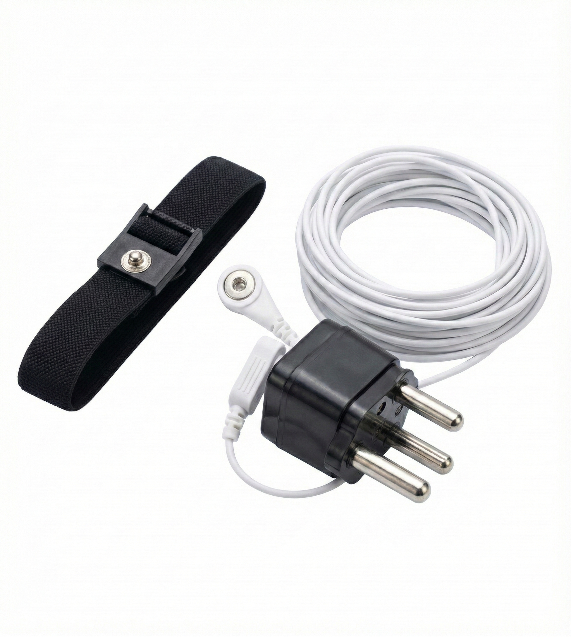 Grounding Wrist Band with SA Plug - Black