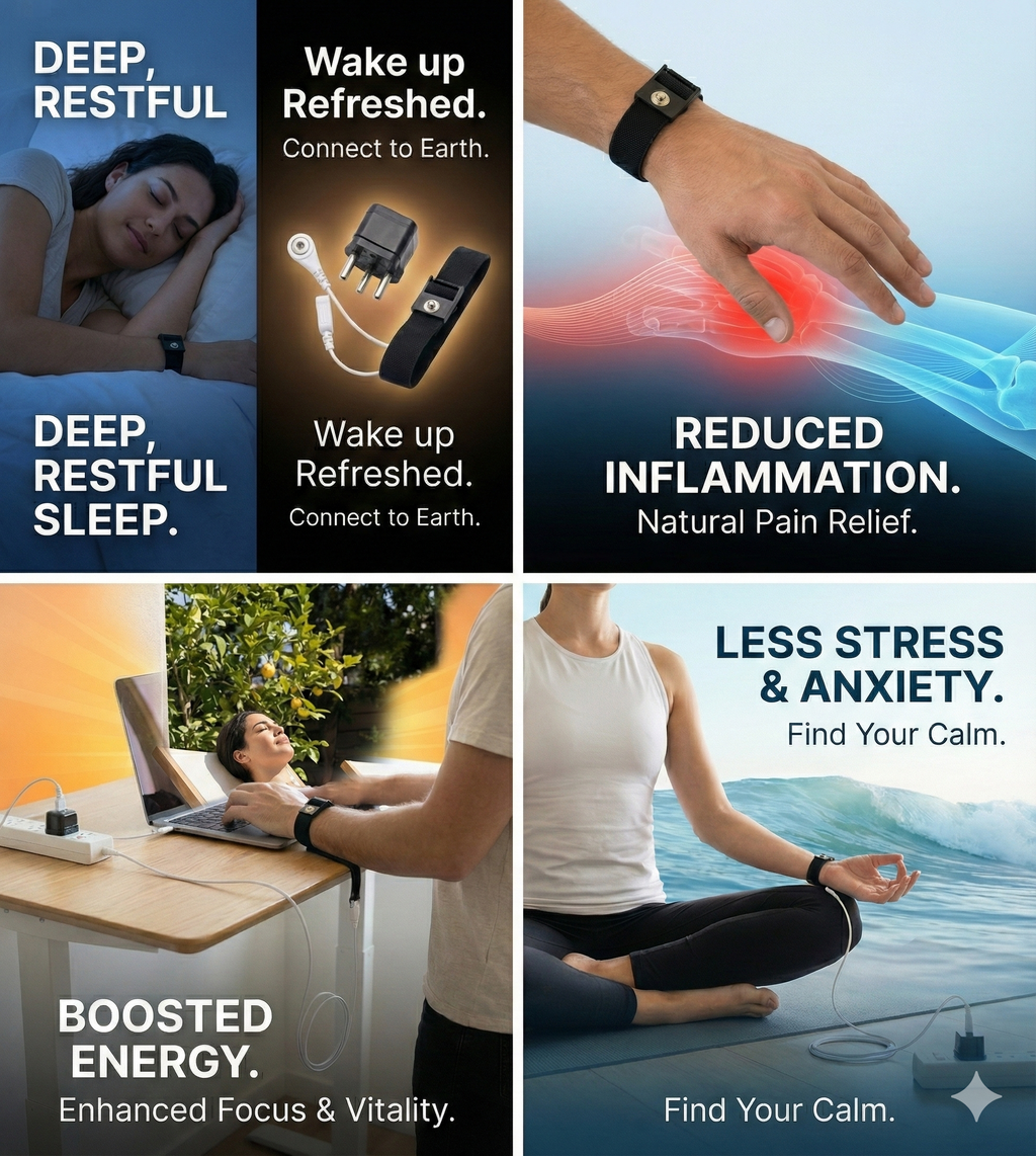 Grounding Wrist Band with SA Plug - Black