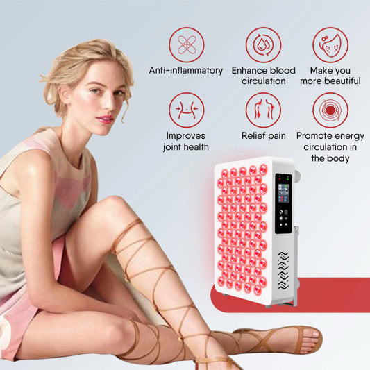 Premium Red Light Therapy Panel – 70 LED, 350W with Digital Display
