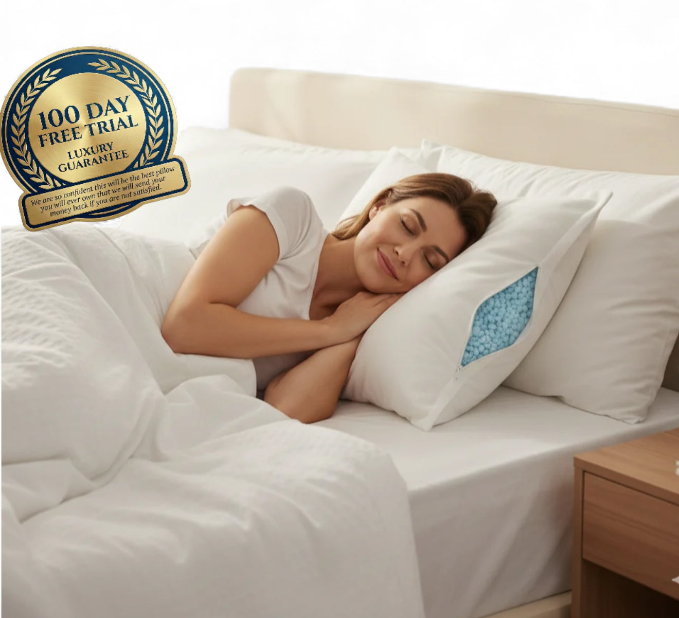 Hotel Collection - Heavyweight Shredded Memory Foam Pillow, Percale Cotton - 200TC