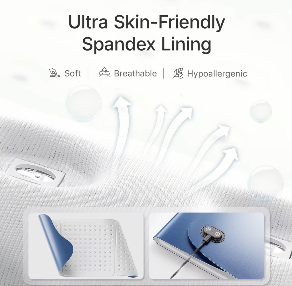 Large Red Light Therapy Mat Pro Dual Wavelengths 76.2 x 30.5 cm - Flexible panel