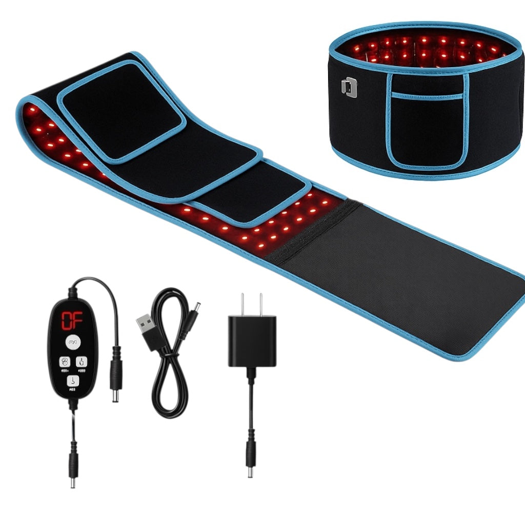 Red Light Therapy Belt with Velcro Strap – Pain Relief & Muscle Recovery