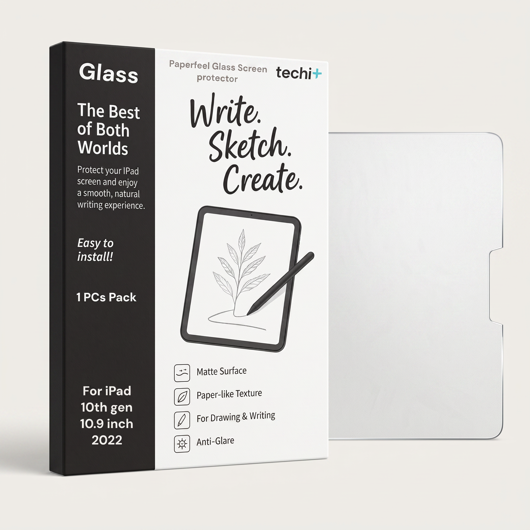 Paper-like Glass Screen Protector for iPads & Tablets