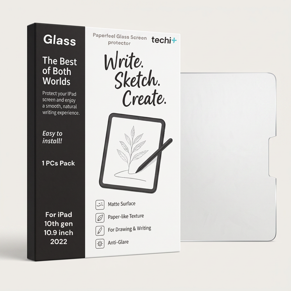 Paper-like Glass Screen Protector for iPads & Tablets