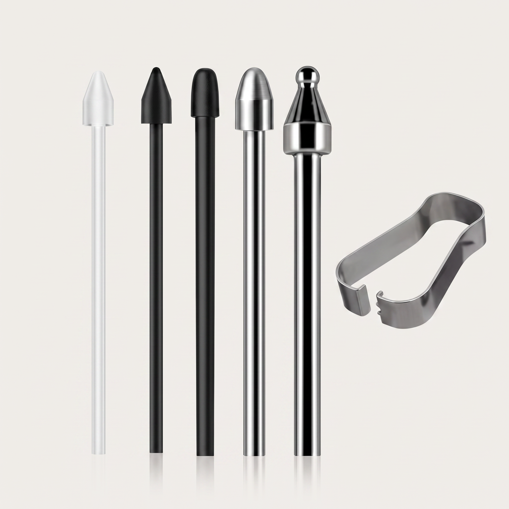 Metal & Plastic S Pen Nibs Set for Samsung Galaxy Tabs (6-Pack)
