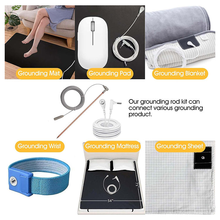 Grounding rod kit for earthing -  Copper