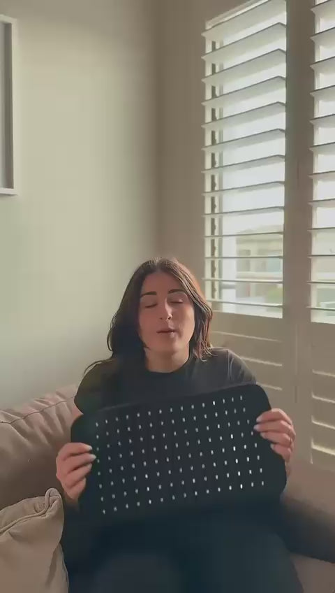 Red Light Therapy Mat -Wearable & Portable Wellness Pad w/ Remote Control